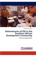 Determinants of FDI in the Southern African Development Community