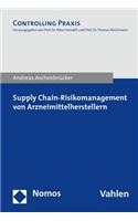 Supply-Chain-Risikomanagement Von Arzneimittelherstellern