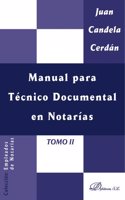 Manual para tecnico documental en notarias Tomo II