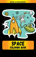 Space Coloring Book: Amazing Stress Relieving Designs