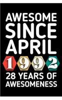 Awesome Since April 1992 - 28 Years of Awesomeness