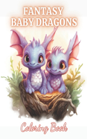 Fantasy Baby Dragons Coloring Book