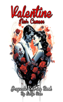 Valentine Noir Cameos Coloring Book