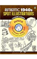 Authentic 1940s Spot Illustrations: (Dover Electronic Clip Art)