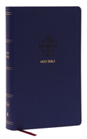 Nkjv, End-Of-Verse Reference Bible, Personal Size Large Print, Leathersoft, Blue, Red Letter, Thumb Indexed, Comfort Print