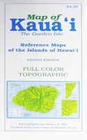 Map of Kauai the Garden Isle