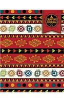 Camping Journal: Abstract Pattern Travel Book 8.5x11 130 Pages