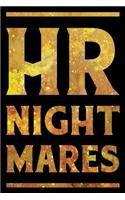 HR Nightmares Notebook Gold
