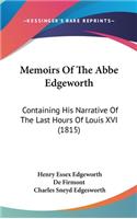 Memoirs Of The Abbe Edgeworth