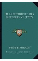 De L'Electricite Des Meteores V1 (1787)