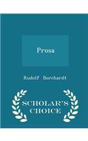 Prosa - Scholar's Choice Edition