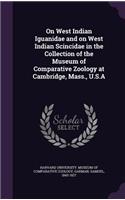On West Indian Iguanidae and on West Indian Scincidae in the Collection of the Museum of Comparative Zoology at Cambridge, Mass., U.S.A