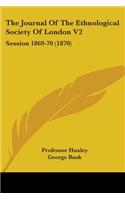 Journal Of The Ethnological Society Of London V2