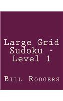 Large Grid Sudoku - Level 1: Fun, Large Grid Sudoku Puzzles