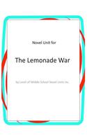 Novel Unit for The Lemonade War