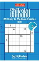 Shikaku - 250 Easy to Medium Puzzles 8x8