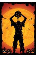 Jack-O-Lantern Zombie Notebook