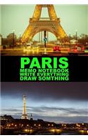 Paris Memo Notebook Write Everything Draw Something