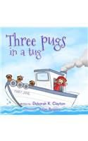 Three Pugs in a Tug