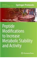 Peptide Modifications to Increase Metabolic Stability and Activity