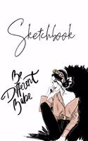 Be different babe Sketchbook- Notebook for Drawing, Writing, Painting, Sketching, Doodling- 200 Pages, 8.5x11 High Premium White Paper