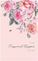 Internet Password Keeper Book Flower