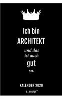 Kalender 2020 für Architekten / Architekt / Architektin