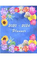 2020 - 2024 - Five Year Planner: Agenda for the next 5 Years - Monthly Schedule Organizer - Appointment, Notebook, Contact List, Important date, Month's Focus, Calendar - 60 Months 