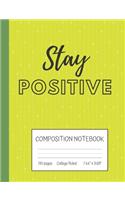 Inspirational Quote Composition Notebook
