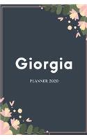 Giorgia Planner 2020: Planner Settimanale con Calendario Mensile e Annuale I Date Importante I Osservazioni I Focus Mensile I Obietivi Mensiili e con tanto spazio per tuo