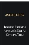 Astrologer Because Freeking Awsome is not an official title: Writing careers journals and notebook. A way towards enhancement