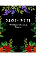 2020-2021 Weekly and Monthly Planner