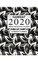 GAMSAT 2020 Weekly and Monthly Planner