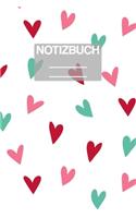 Notizbuch A5 Muster Herzen Herz Zeichnunh Stift: - 111 Seiten - EXTRA Kalender 2020 - Einzigartig - Dotgrid - Dotted - Punktraster - Geschenk - Geschenkidee