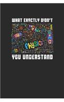 What Exactly Didn't You Understand: Dotted Bullet Notebook (6" x 9" - 120 pages) Simple Physics Notebook for Daily Journal, Diary, and Gift
