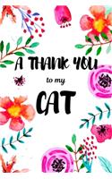 A Thank You To My Cat
