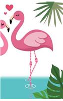 Internet Password Organizer: Flamingoes in love (Password Journal), 120 pages with username and password, lined, no lined, sketchbook size 5.5"x8.5"