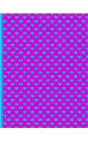 Bright Fun Colors #3 (Hearts): Everyday Notebook