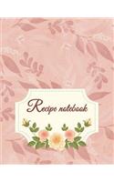 Recipe notebook