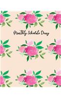 Monthly Schedule Diary