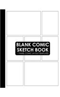 Blank Comic Sketch Book