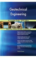 Geotechnical Engineering A Complete Guide - 2020 Edition