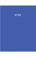 Notebook: Blue Ocean, Notebook Journal, Composition Book, Letter Size 8.5 x 11 inch 110 page, Wide Ruled
