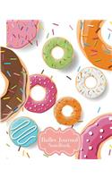 Bullet Journal Notebook: Cute Sweets & Food Drawing Cover: Notebook Dot-Grid: Bullet Journal Notebook for Journaling, Doodling, Creative Writing, School Notes, and Capturing