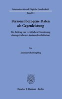 Personenbezogene Daten ALS Gegenleistung