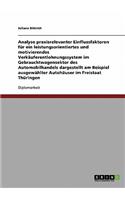 Analyse Praxisrelevanter Einflussfaktoren Fur Ein Leistungsorientiertes Und Motivierendes Verkauferentlohnungssystem Im Automobilhandels