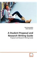 Student Proposal and Research Writing Guide