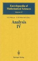 Analysis IV : Linear and Boundary Integral Equations [Paperback] V.G. Maz'ya