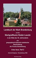 Landbuch der Mark Brandenburg und des Markgrafthums Nieder-Lausitz. Dritter Band, Teil I