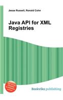 Java API for XML Registries